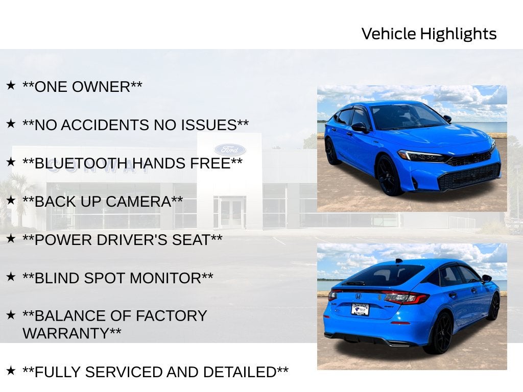 2025 Honda Civic Hatchback Sport
