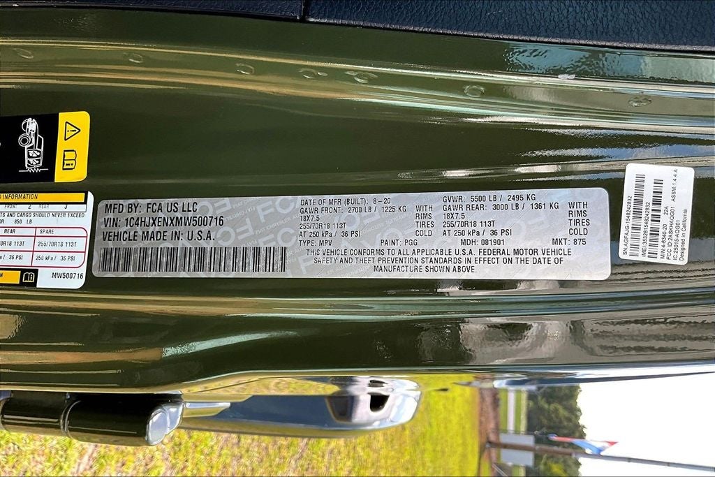 2021 Jeep Wrangler Unlimited Sahara