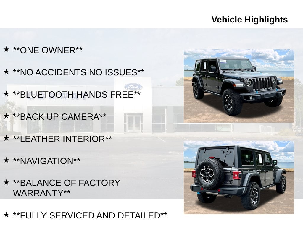 2022 Jeep Wrangler 4xe Unlimited Rubicon