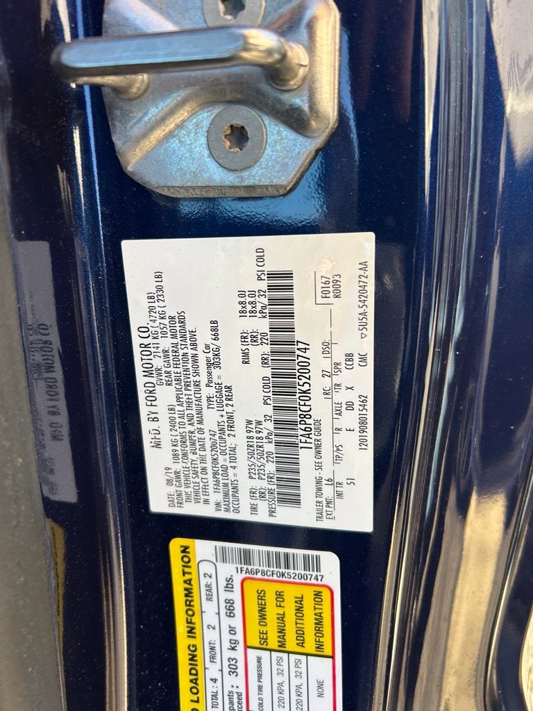 2019 Ford Mustang GT Premium