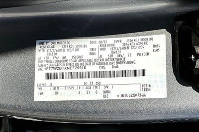 2022 Ford Super Duty F-250 SRW LARIAT