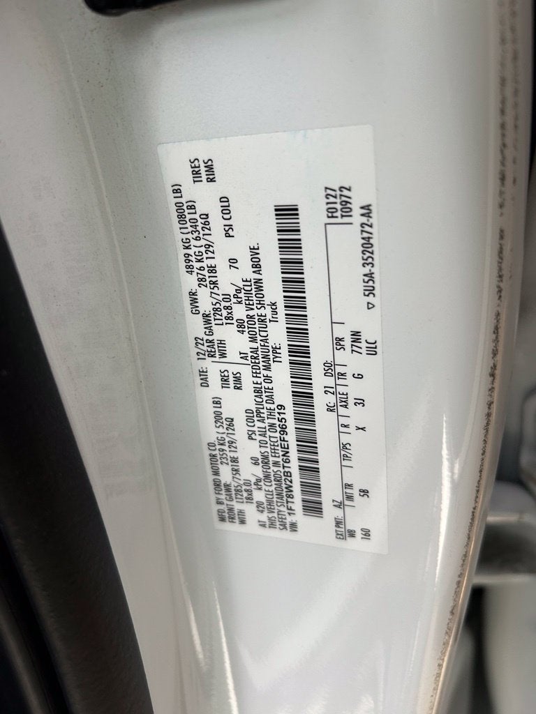 2022 Ford Super Duty F-250 SRW LARIAT
