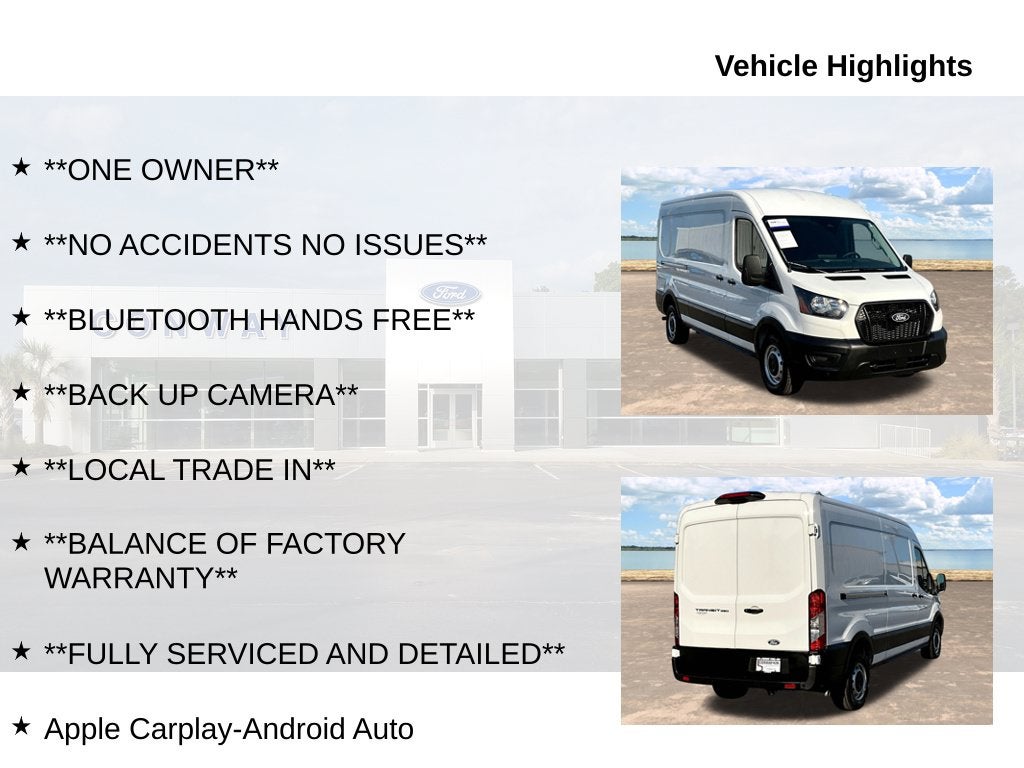 2026 Ford Transit Cargo Van Base