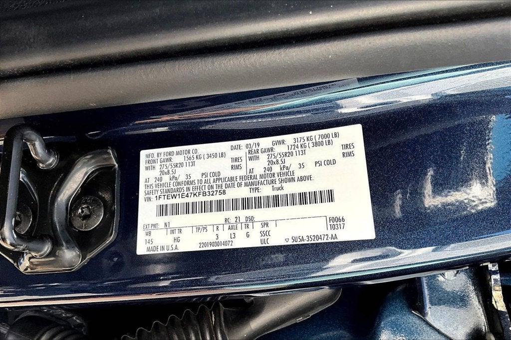 2019 Ford F-150 LARIAT