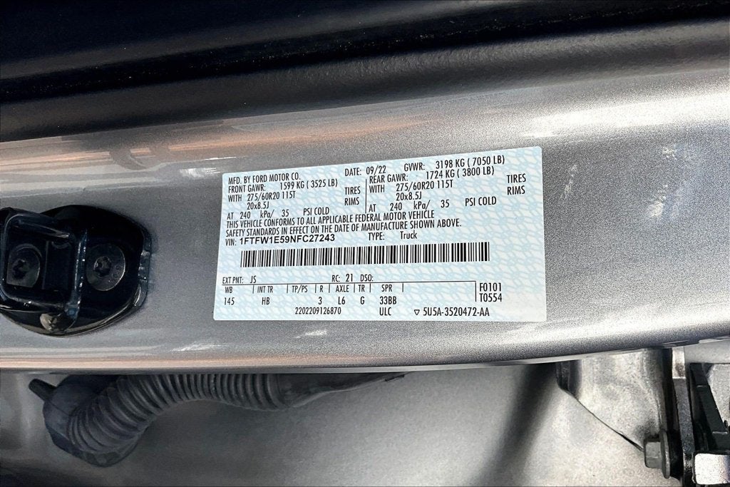 2022 Ford F-150 LARIAT
