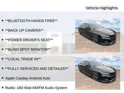 2018 Honda Accord Sedan Sport 1.5T
