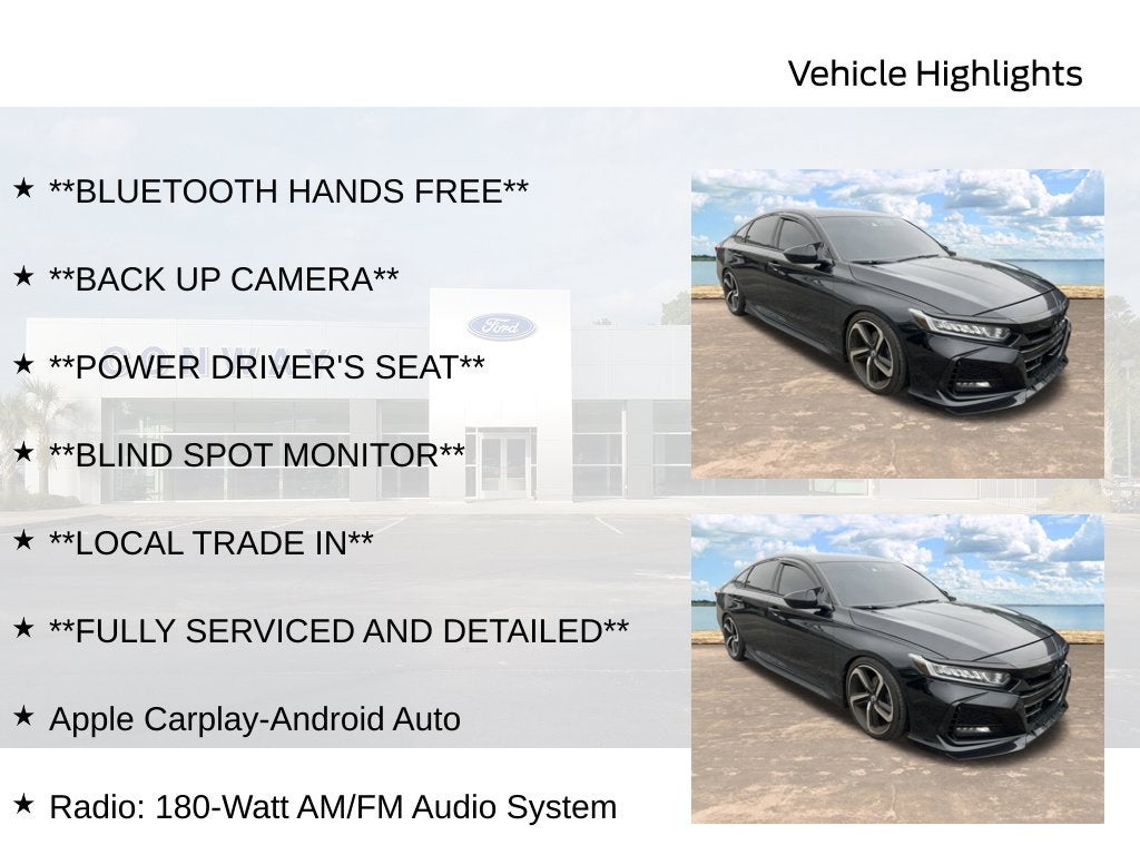 2018 Honda Accord Sedan Sport 1.5T