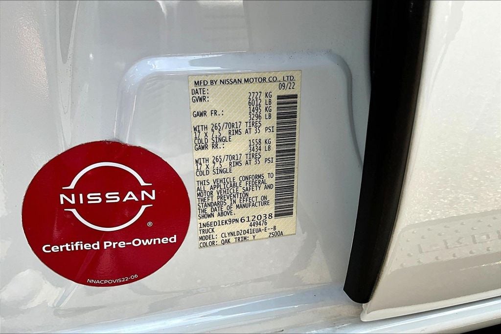 2023 Nissan Frontier PRO-4X