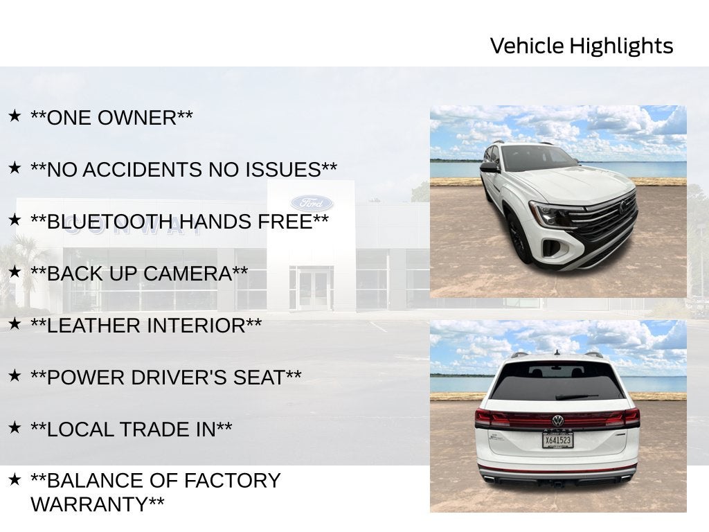 2024 Volkswagen Atlas 2.0T Peak Edition SE w/Technology