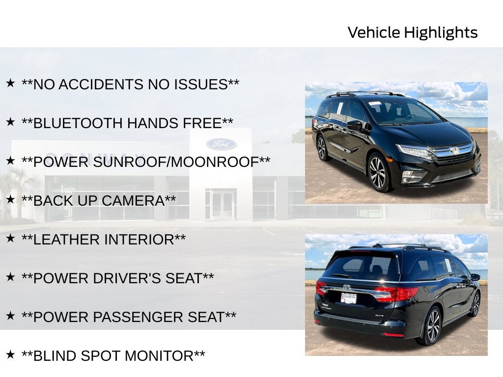 2019 Honda Odyssey Elite