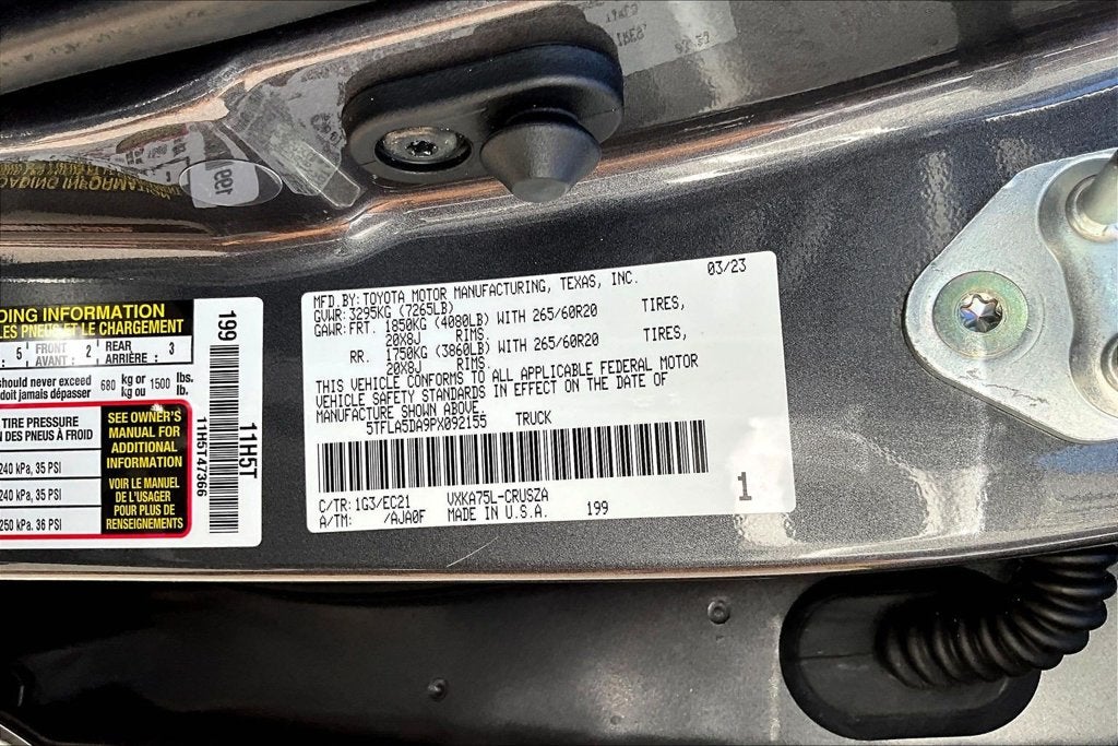 2023 Toyota Tundra 4WD SR5