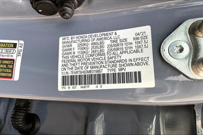 2021 Honda CR-V Hybrid Touring