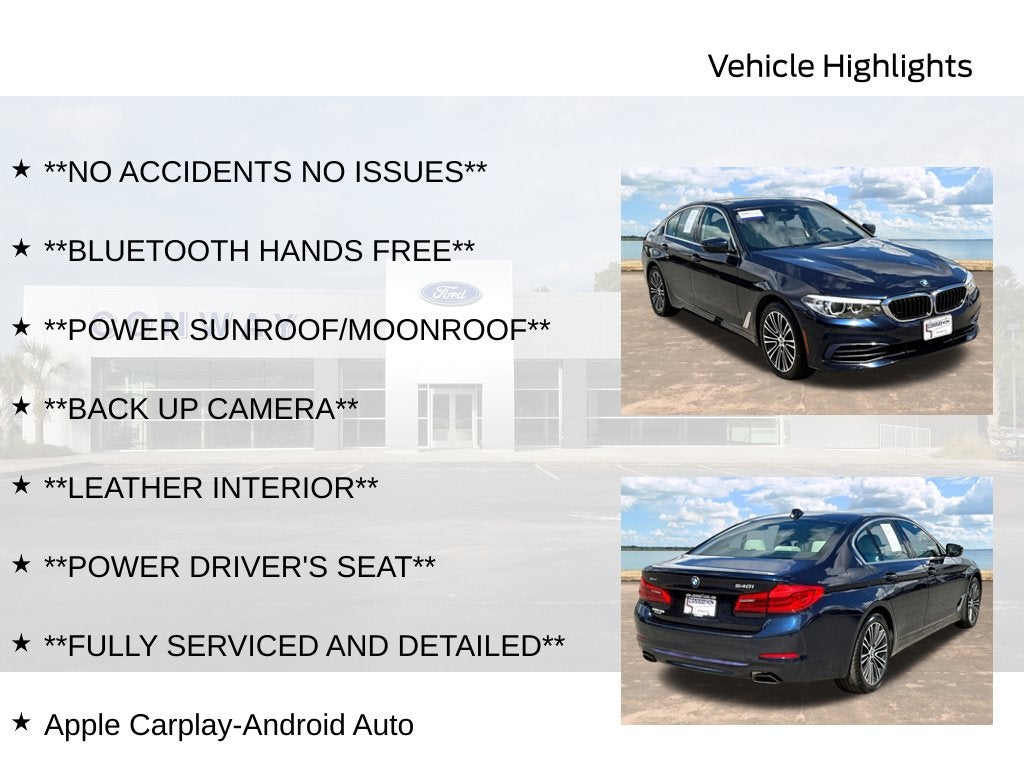 2019 BMW 5 Series 540i xDrive